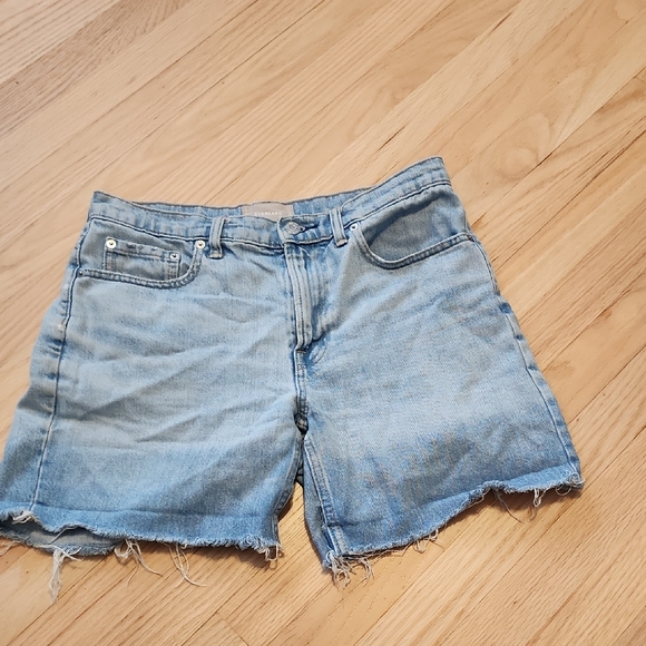Everlane Light Blue Jean Shorts - Picture 1 of 3